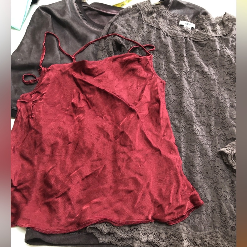 Bundle 3 tops Buffalo Sz M bar III lace Sz S & top shop